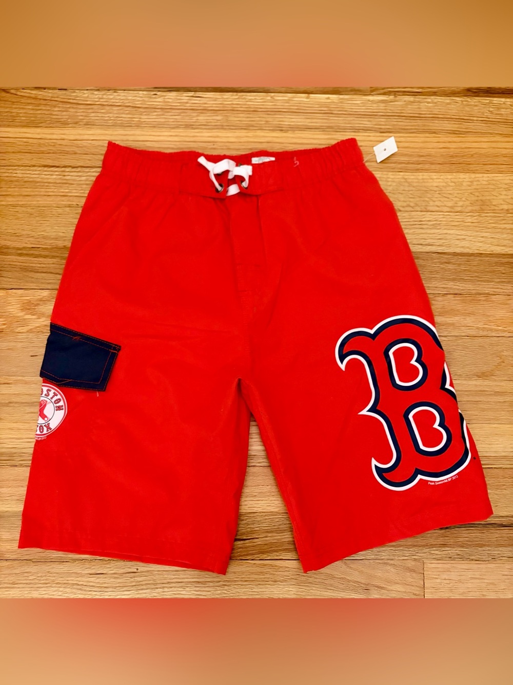 NWT Boston Red Sox MLB Swim Trunks Boys 14/16
